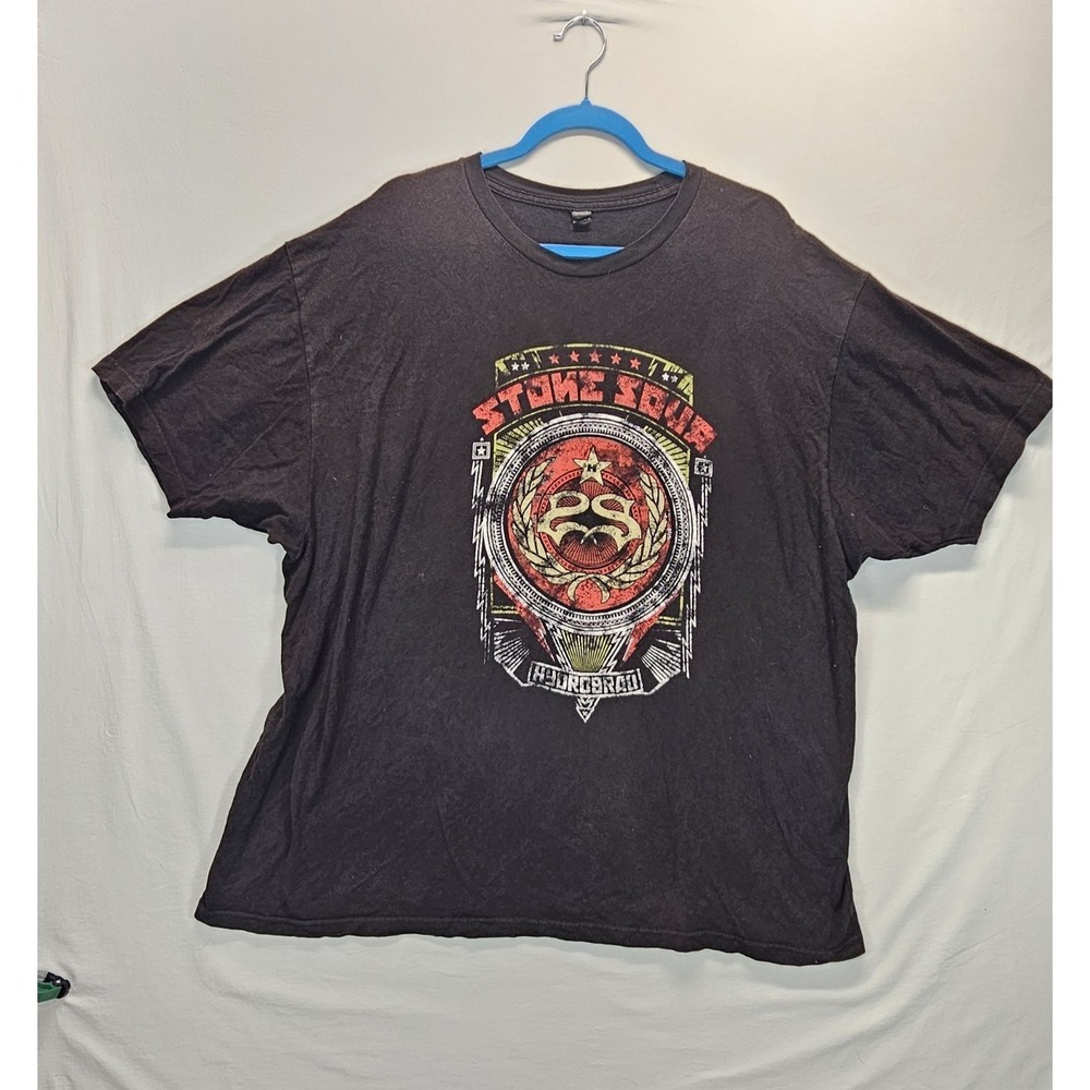 Stone Sour Hydrograd Tour 2017 Band T Shirt Black Graphic Mens Size XL